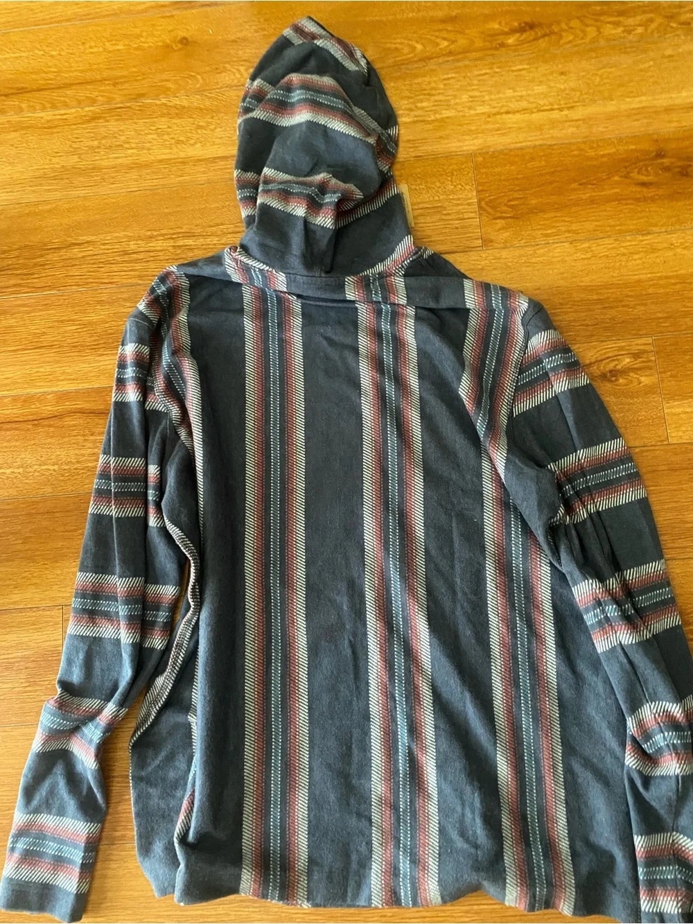 FAHERTY legend sweater hoodie - vintage serape stripe NWT